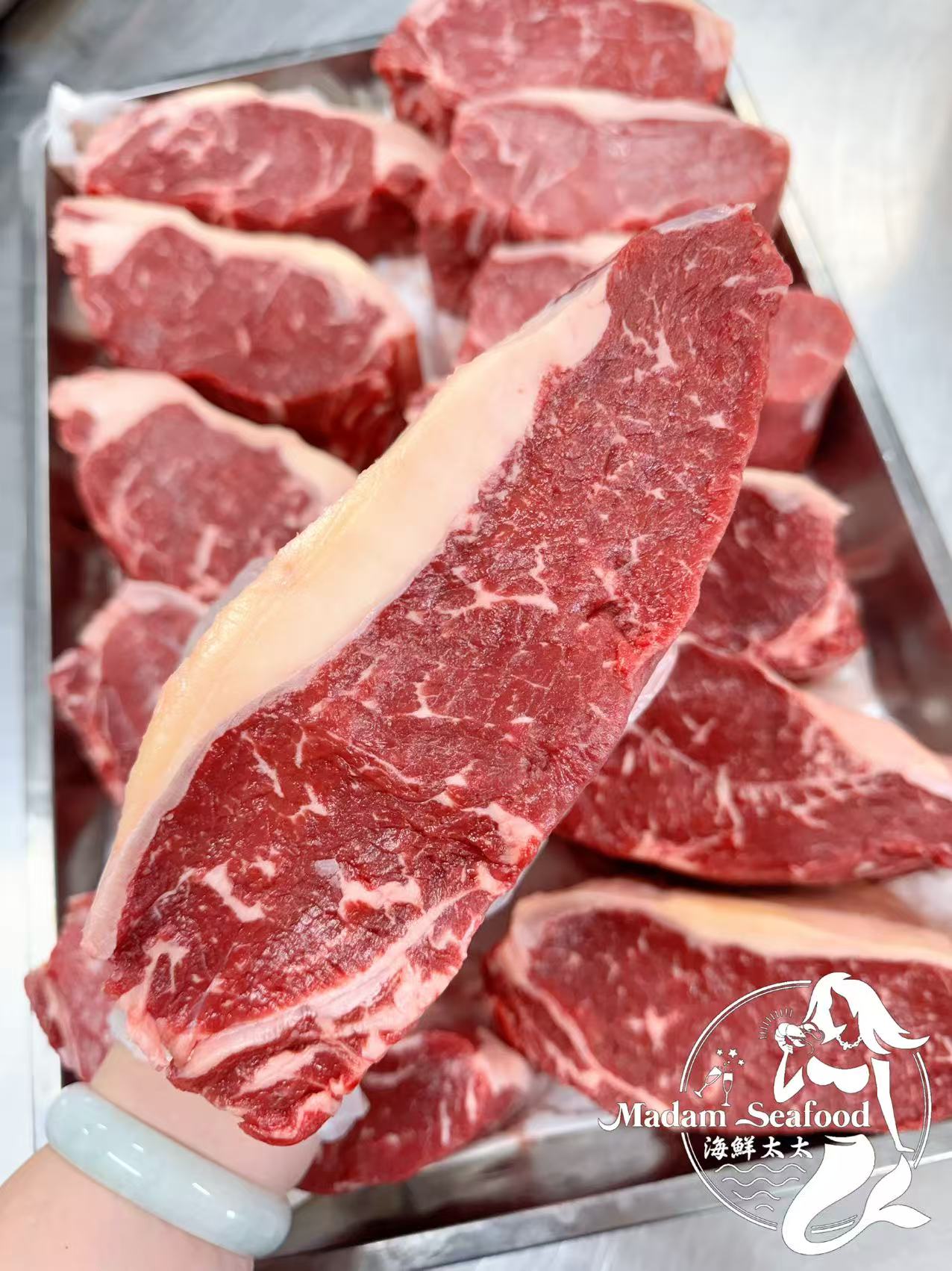 Black Angus M2/3 Striploin (frozen)