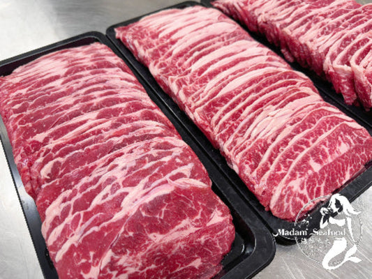 Black Angus M2/3 Oyster Blade Korean BBQ Cut (frozen)