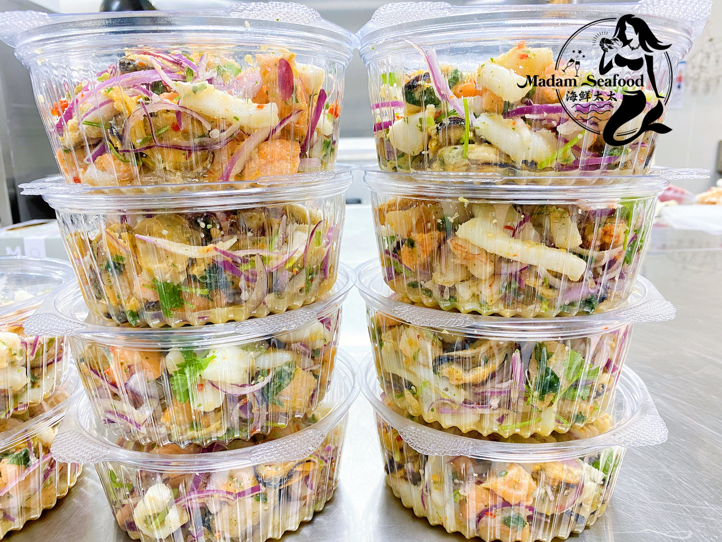 Thai Style Seafood Salad【泰式海鲜沙拉】(cooked)【Friday Only】