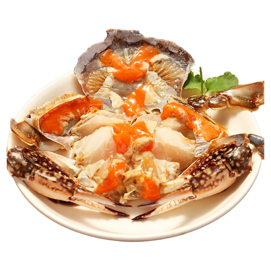 【Sashimi Grade】 Liquid Nitrogen Fresh-Locked Blue Crab Female (Frozen)