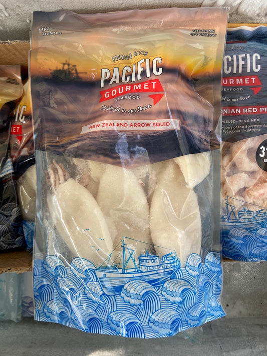 New Zealand Arrow Squid (Frozen) (whole)
