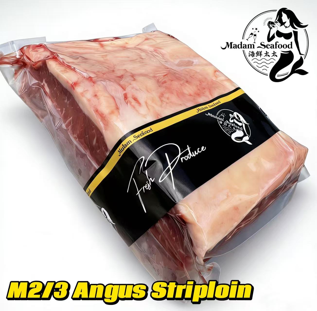 Black Angus M2/3 Striploin (frozen)